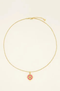My Jewellery Collier Casa Fiore Avec Pendentif Fleur Jaune Fashion
