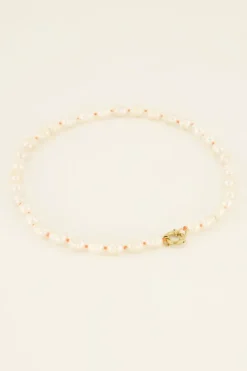 My Jewellery Collier Casa Fiore De Perles Orange Sale