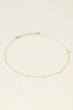 My Jewellery Collier Chaîne à Petits Coeurs Best