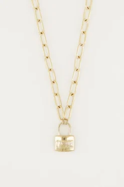 My Jewellery Collier Chaîne Avec Cadenas L’amour Sale