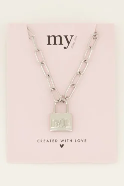 My Jewellery Collier Chaîne Avec Cadenas L’amour Sale