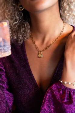 My Jewellery Collier Chaîne Avec Cadenas L’amour Sale