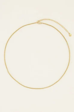 My Jewellery Collier Chaîne Court à Maillons Ronds Clearance