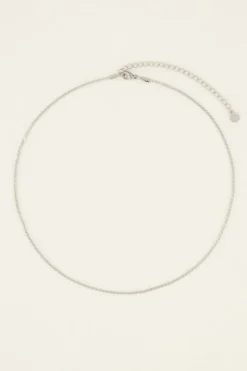 My Jewellery Collier Chaîne Courte à Maillons Plats Outlet