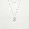 My Jewellery Collier Chaîne Double Avec Pièces Fashion