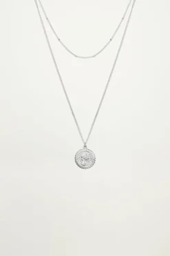 My Jewellery Collier Chaîne Double Avec Pièces Fashion