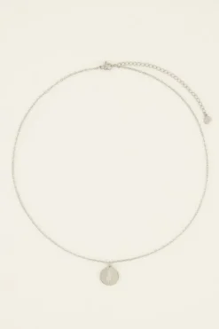 My Jewellery Collier Chaîne Médaillon Et Plume Fashion