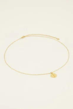 My Jewellery Collier Chaîne Médaillon Et Plume Fashion