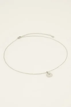 My Jewellery Collier Chaîne Médaillon Et Coeur Hot