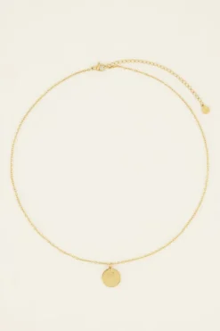 My Jewellery Collier Chaîne Médaillon Et Coeur Hot