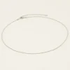 My Jewellery Collier Chaîne Mi-long à Maillons Plats Online