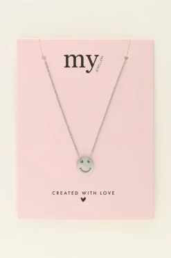 My Jewellery Collier Chaîne Pendentif Smiley Discount