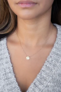 My Jewellery Collier Chaîne Pendentif Smiley Discount
