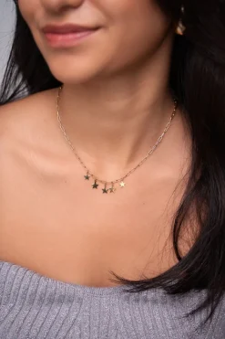 My Jewellery Collier Chaîne Petites étoiles Universe Outlet