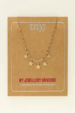 My Jewellery Collier Chaîne Petites étoiles Universe Outlet