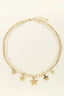 My Jewellery Collier Chaîne étoiles Universe Discount