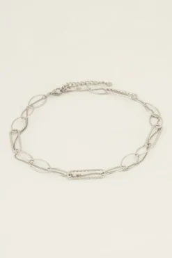 My Jewellery Collier Chaînes Deux Rangs Online