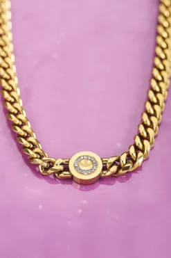 My Jewellery Collier Chunky Chain Avec Smiley Sale