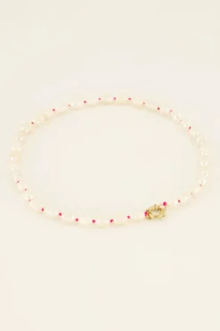My Jewellery Collier De Perles Casa Fiore Rose Sale