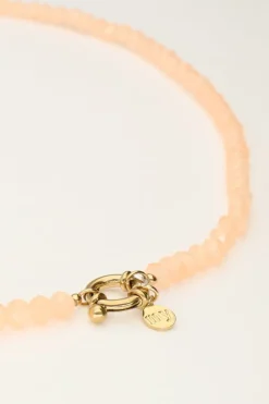 My Jewellery Collier De Perles Orange Avec Fermoir Sale