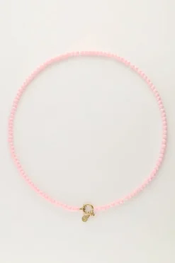 My Jewellery Collier De Perles Rose Pâle Avec Fermoir Sale