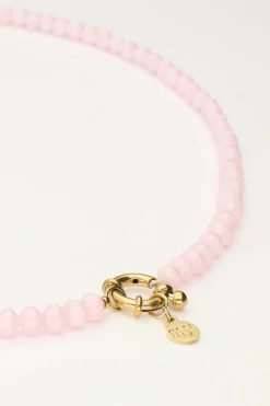 My Jewellery Collier De Perles Rose Pâle Avec Fermoir Sale