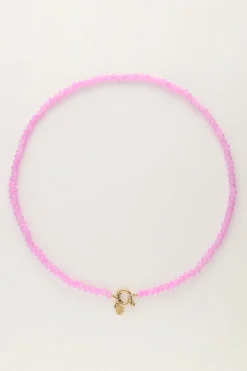 My Jewellery Collier De Perles Violettes Avec Fermoir Clearance
