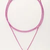 My Jewellery Collier En Corde Violette Avec Perle Signe Du Zodiaque Discount