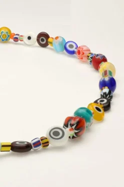 My Jewellery Collier Equal Avec Perles De Verre Colorées Clearance