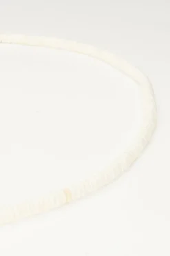 My Jewellery Collier Equal Avec Perles Plates Blanches Sale