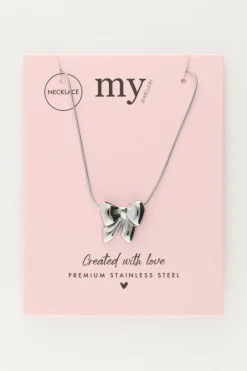 My Jewellery Collier Fin Avec Noeud Fashion