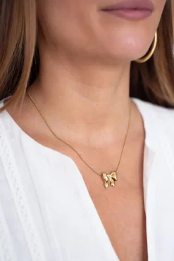 My Jewellery Collier Fin Avec Noeud Fashion