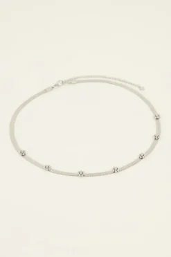 My Jewellery Collier Maille Serpentine à Fleurs Best