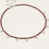 My Jewellery Collier Marron Avec Pièces & Perles Discount