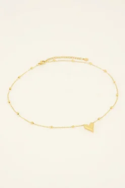 My Jewellery Collier Mi-long Avec Petit Cœur Discount