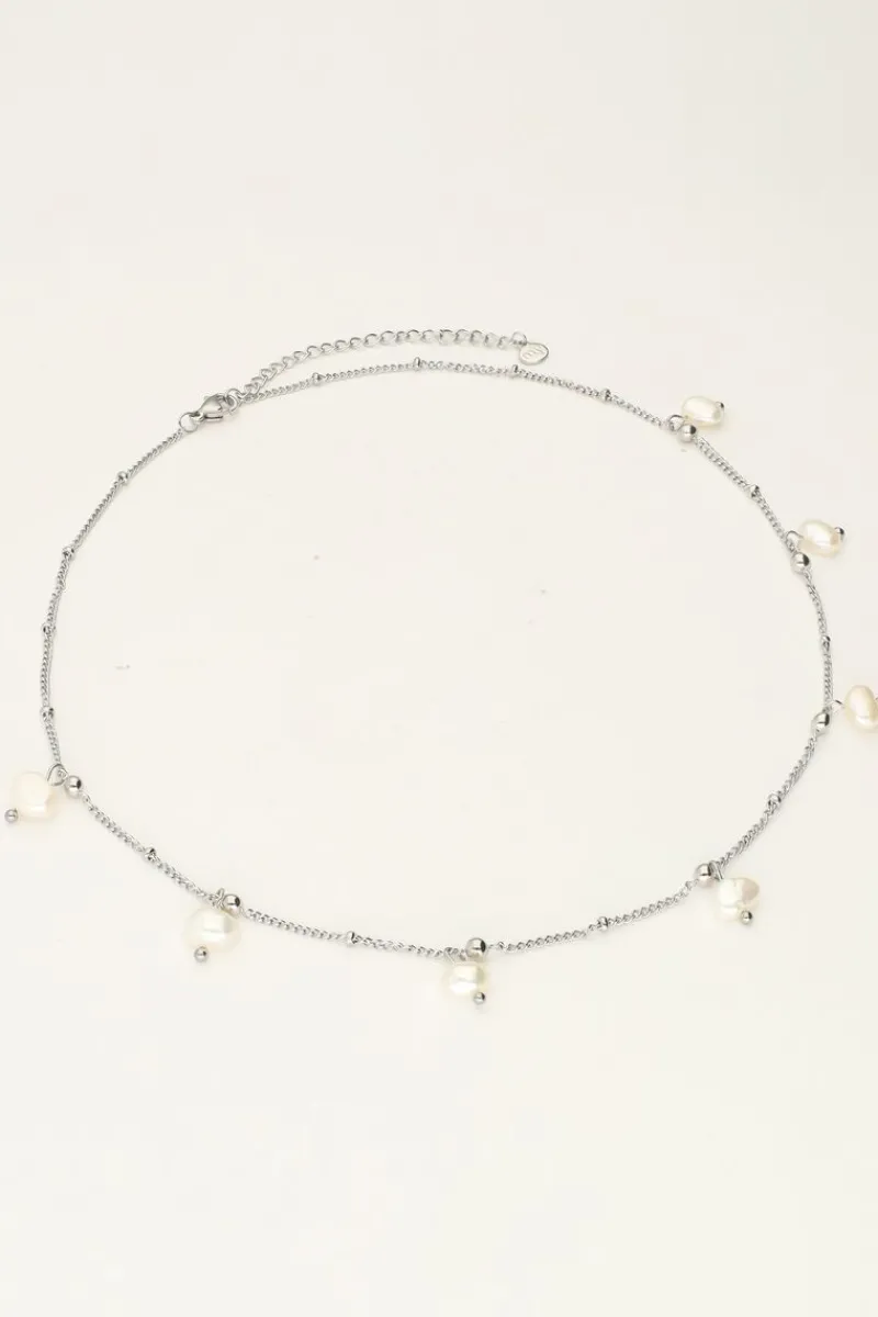 My Jewellery Collier Minimaliste Avec Billes Et Perles Best