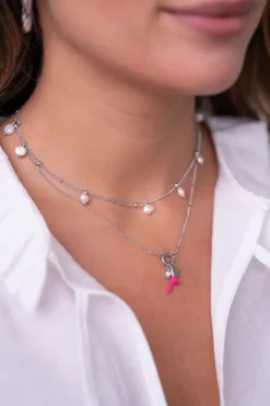 My Jewellery Collier Minimaliste Avec Billes Et Perles Best