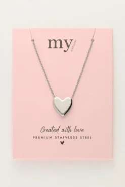 My Jewellery Collier Minimaliste Avec Cœur Fashion