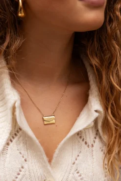 My Jewellery Collier Minimaliste Avec Enveloppe Best