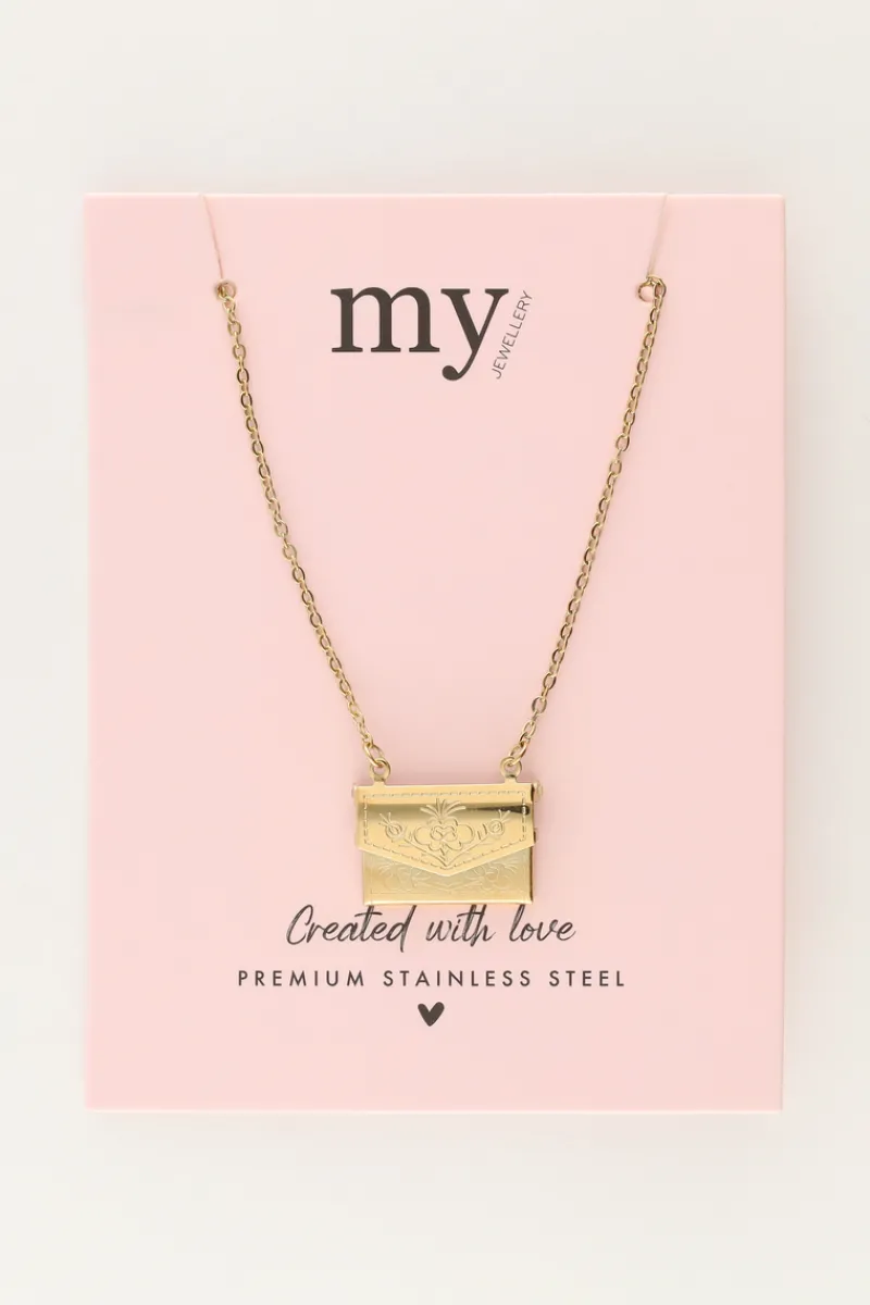 My Jewellery Collier Minimaliste Avec Enveloppe Best