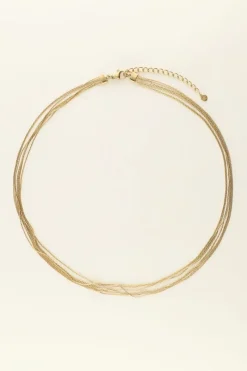 My Jewellery Collier Multirangs 6 Fines Chaînes Sale