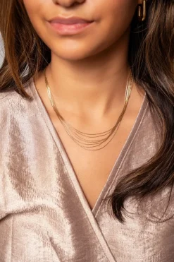 My Jewellery Collier Multirangs 6 Fines Chaînes Sale