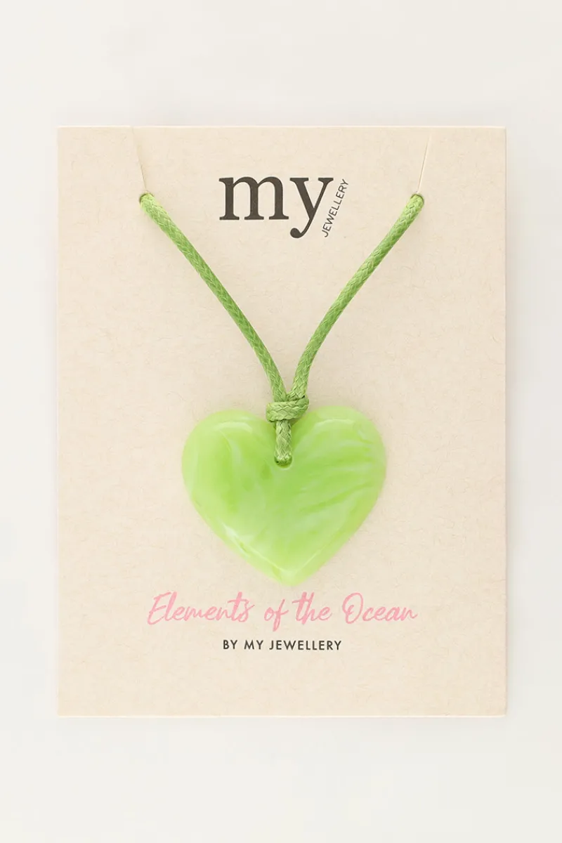 My Jewellery Collier Océan En Corde Avec Coeur Sale