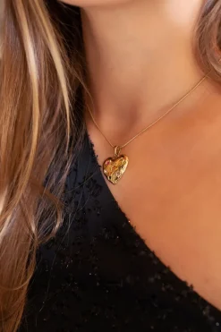 My Jewellery Collier Pendentif Cœur & Pierres Colorées Universe Best