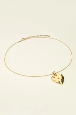 My Jewellery Collier Pendentif Cœur & Pierres Colorées Universe Best