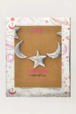 My Jewellery Collier Starry Avec Lunes Et étoiles Hot
