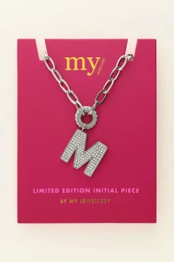 My Jewellery Collier Strass à Initiale Hot
