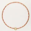 My Jewellery Collier Triple Avec Perles Rouges Online