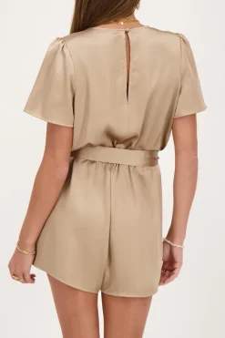 My Jewellery Combinaison Aspect Satiné Beige Discount