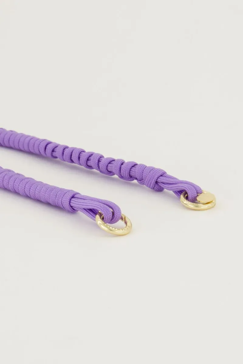 My Jewellery Corde De Téléphone Tressé Mauve Discount